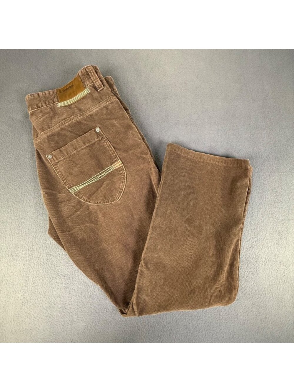 VTG Timberland Blacksville Brown Corduroy Trousers Pants 36X30 Workwear EUC